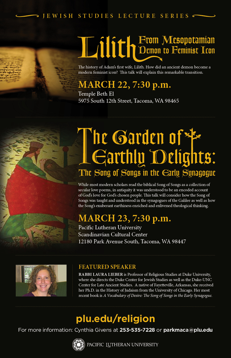 Jewish Studies Lecture Poster