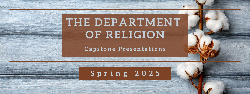 Religion Department Capstones