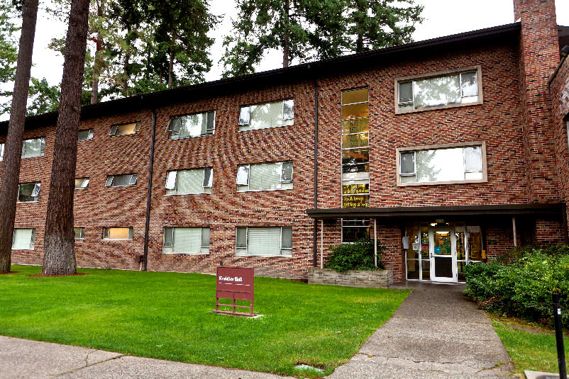 Front view of Kreidler Hall