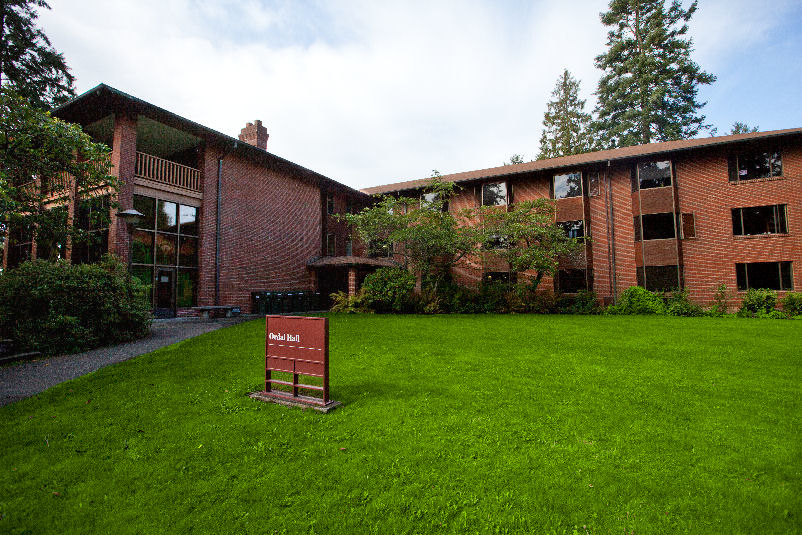 Front view of Ordal Hall Image Front view of Ordal Hall