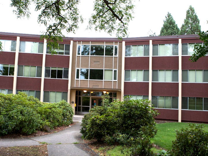 Exterior of Pflueger Hall Image Exterior of Pflueger Hall