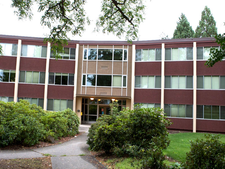 Exterior of Pflueger Hall