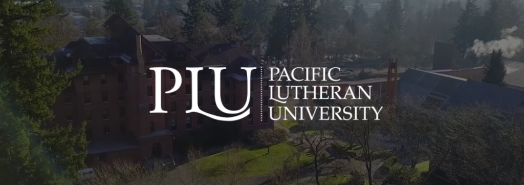Overview of PLU with University Logo overlaid