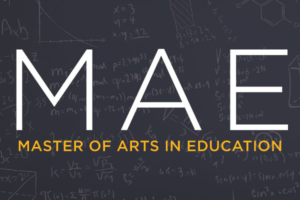 Master of Arts in Education - MAE