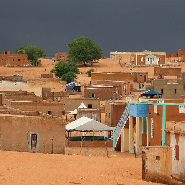A small village in Bareina, Mauritania