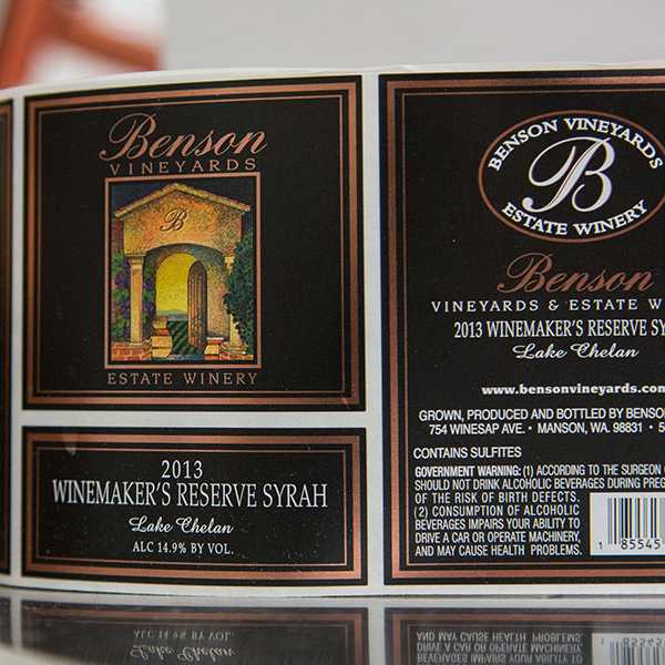 Benson Vineyards Wine