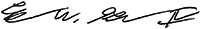 Edward Grogan signature