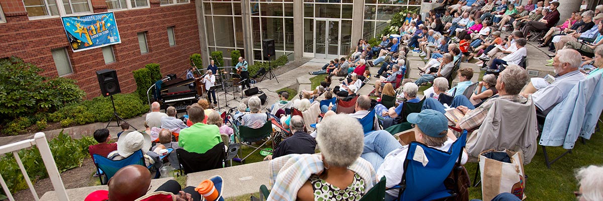 Jazz Under the Stars event at PLU