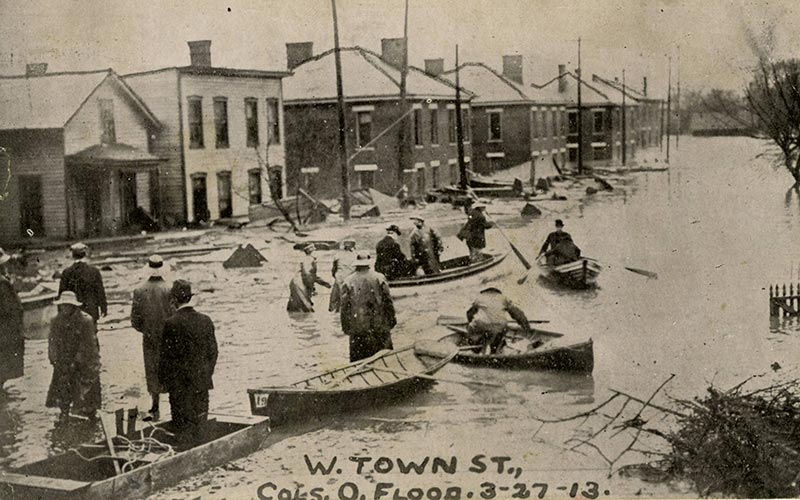 Franklinton Flood - historic flood of 1913, which devastated Columbus’ Franklinton neighborhood and killed over 100 people
