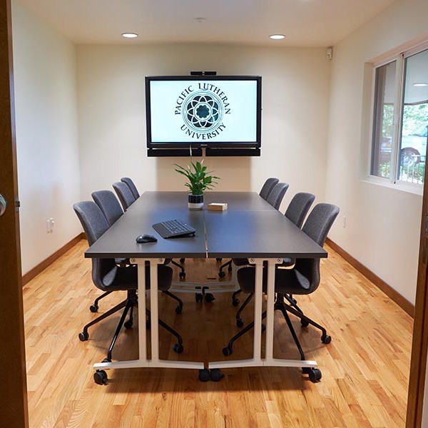 Newly remodeled Nesvig Alumni Center, across Park Avenue from Anderson University Center