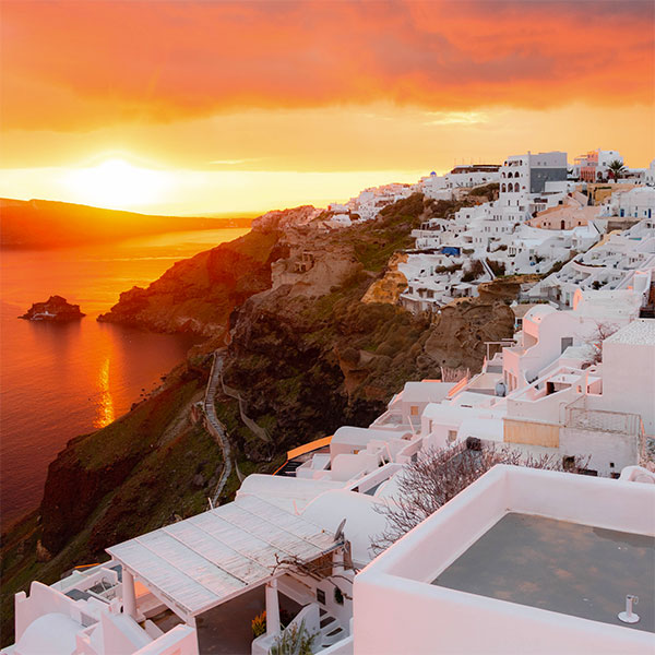 A beautiful shot of Greece