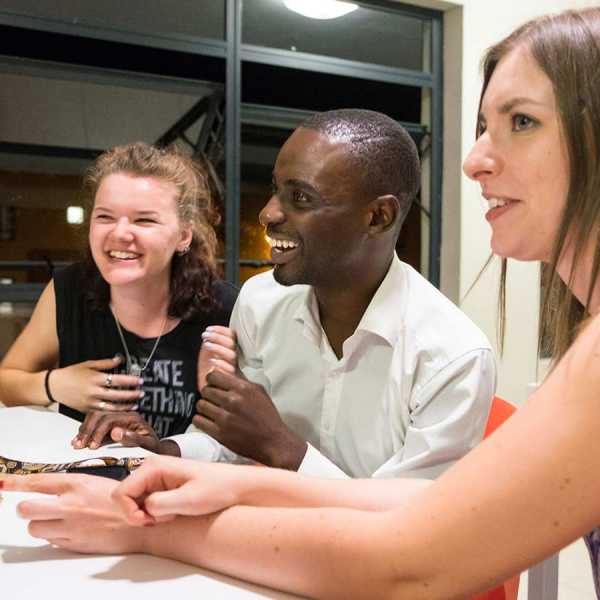 Students studying away in Namibia, Africa on Friday, March 18, 2016. (Photo: John Froschauer/PLU)