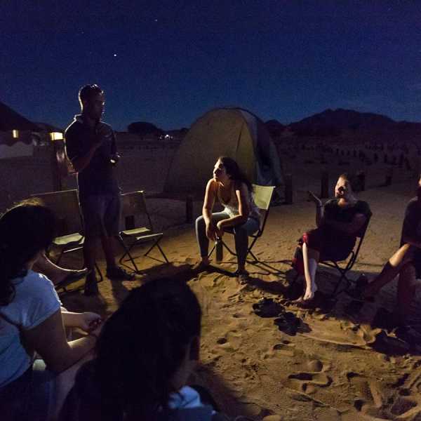 Students studying away in Namibia, Africa on Friday, March 18, 2016. (Photo: John Froschauer/PLU)