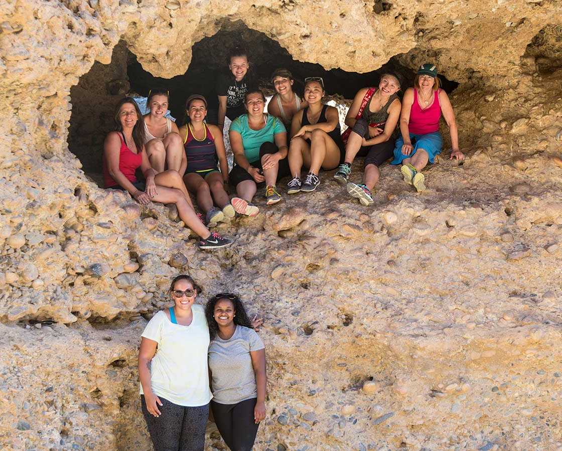 Students studying away in Namibia, Africa on Friday, March 18, 2016. (Photo: John Froschauer/PLU)