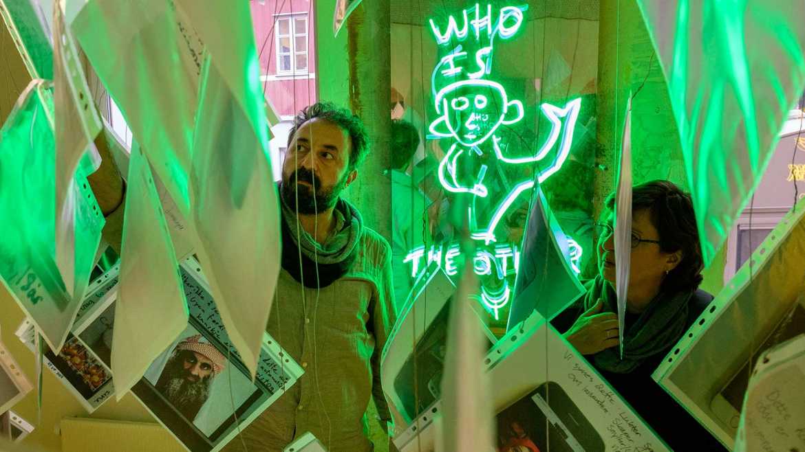 A shop owner in Oslo, Norway
