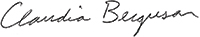 Claudia Berguson's signature