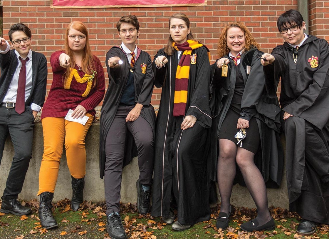 The Center for Gender Equity worked its own kind of magic at a Harry Potter-themed Halloween party.