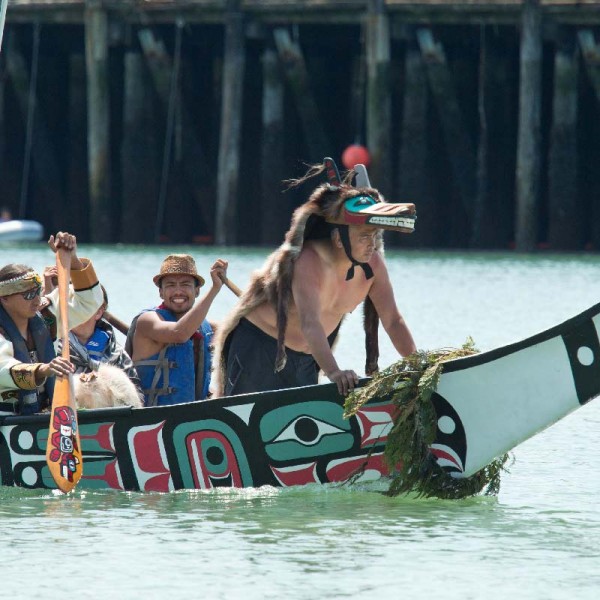 Power Paddle to Puyallup, the annual Native American traditional canoe gathering that takes place along the west coast of Washington & Canada, this year hosted by the Puyallup Tribe