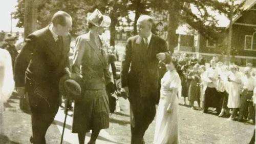 The first royal visit to Pacific Lutheran College was Crown Prince Olav and Crown Princess Märtha in 1939.