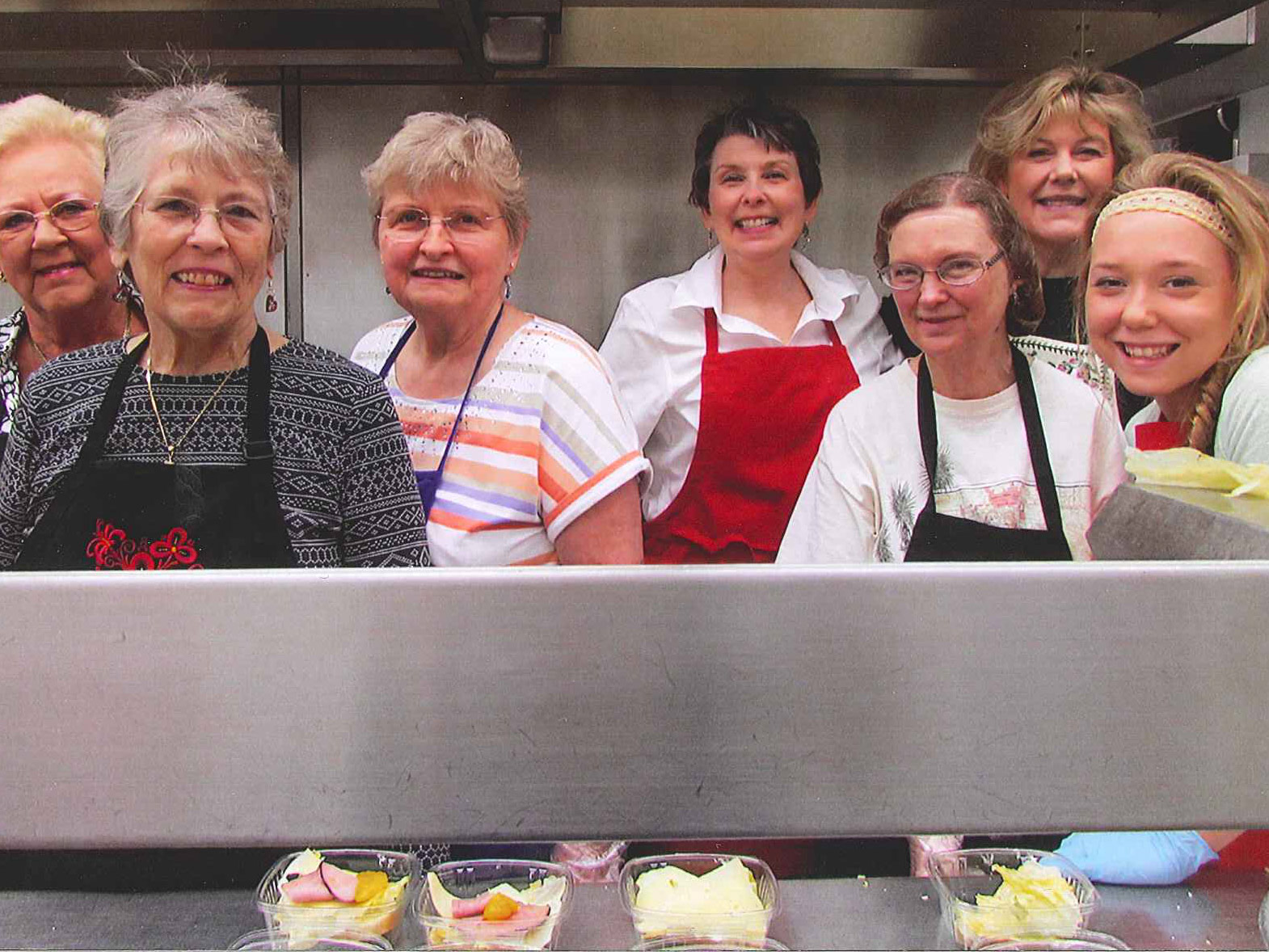 Norwegian Heritage Festival - a bunch of women cooking