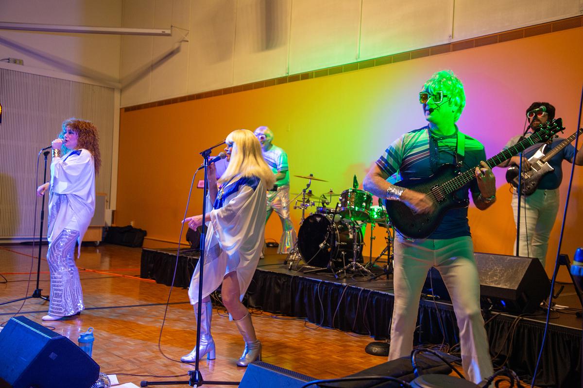 ABBAGraphs performing in Chris Knutzen Hall