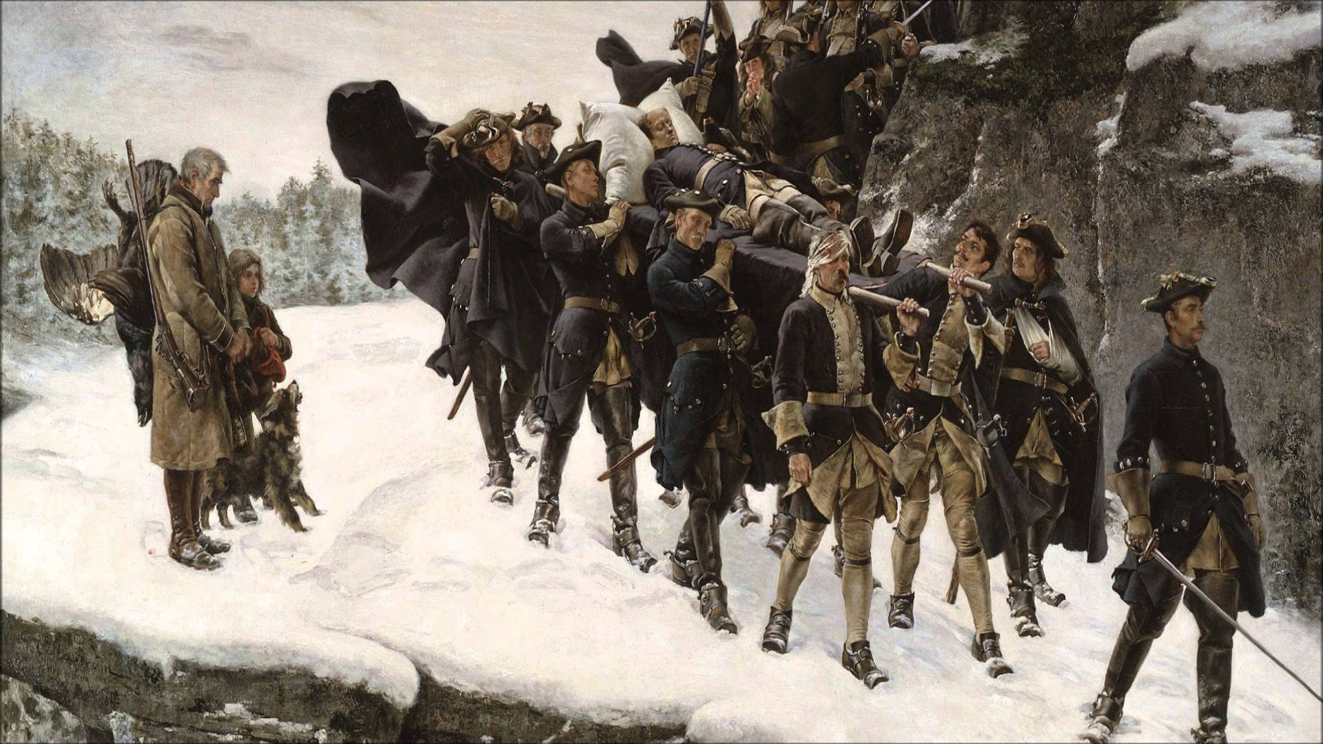 Bringing Home the Body of King Charles XII
