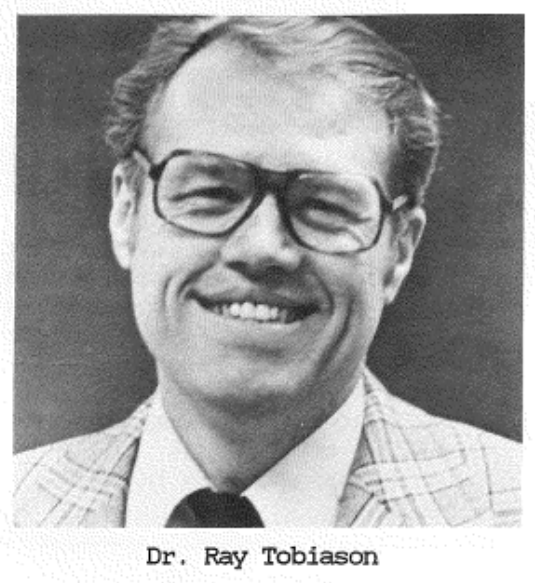 scene clipping 1987 Dr. Ray Tobiason