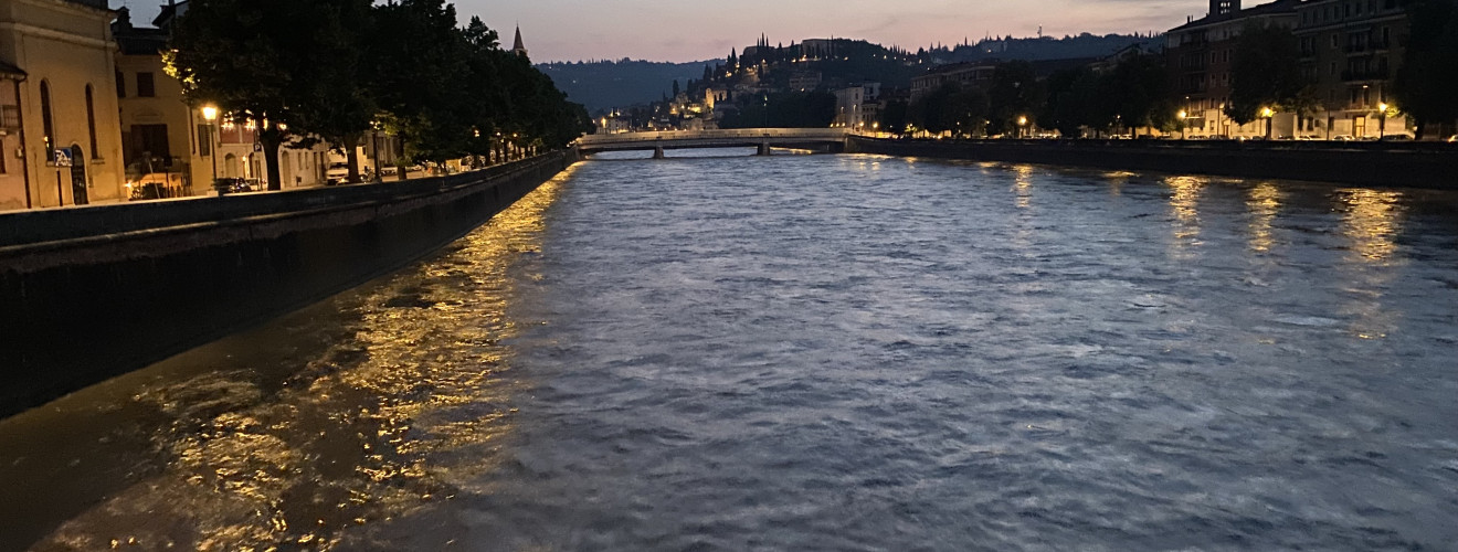picture of river in italy