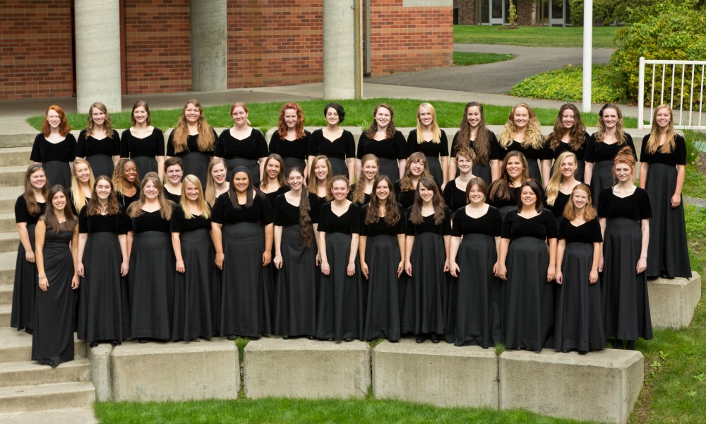 University Singers in Mary Baker Russel Center at PLU on Wednesday, Oct. 8, 2014. (PLU Photo/John Froschauer)