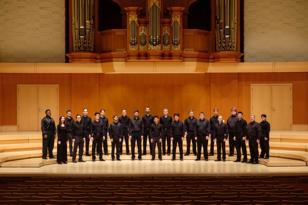 Men's Chorus at PLU Thursday, Oct. 11, 2018. (Photo/John Froschauer)