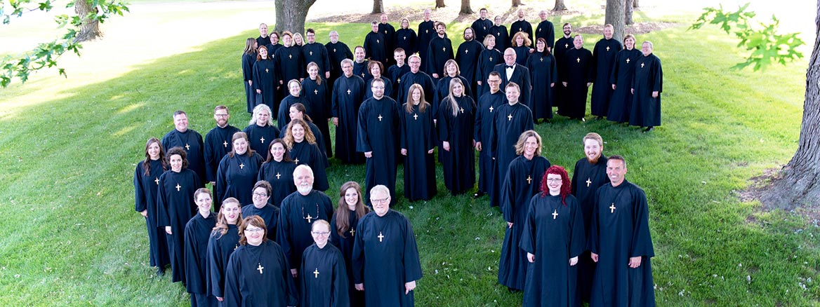 A group shot of the National Lutheran Choir.