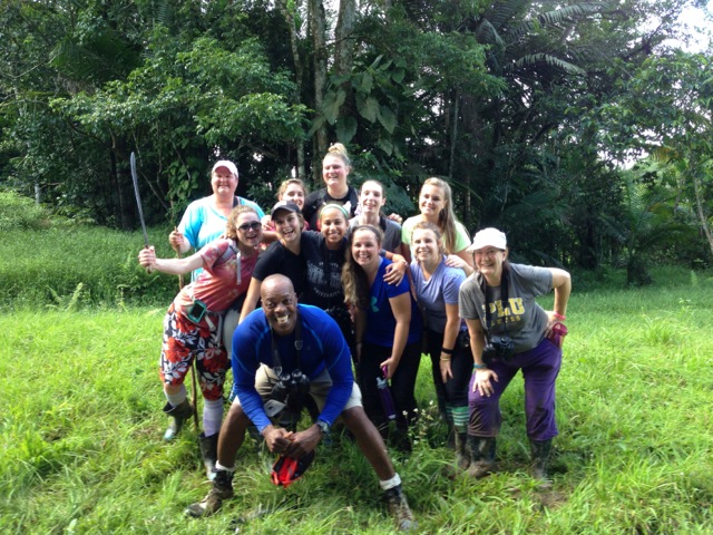 Social Work J-Term class in Tobago