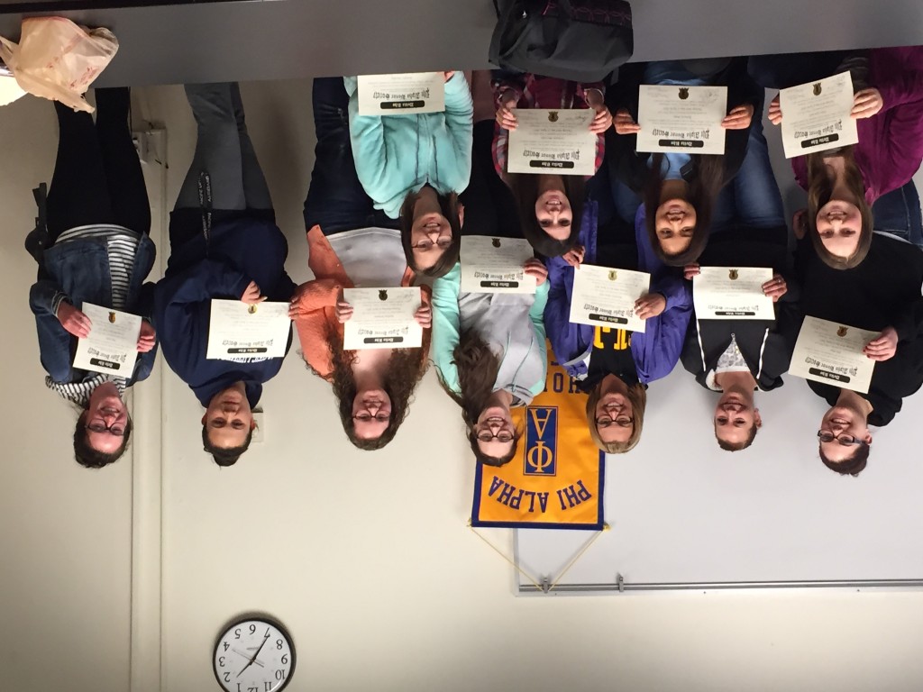 New Phi Alpha Members