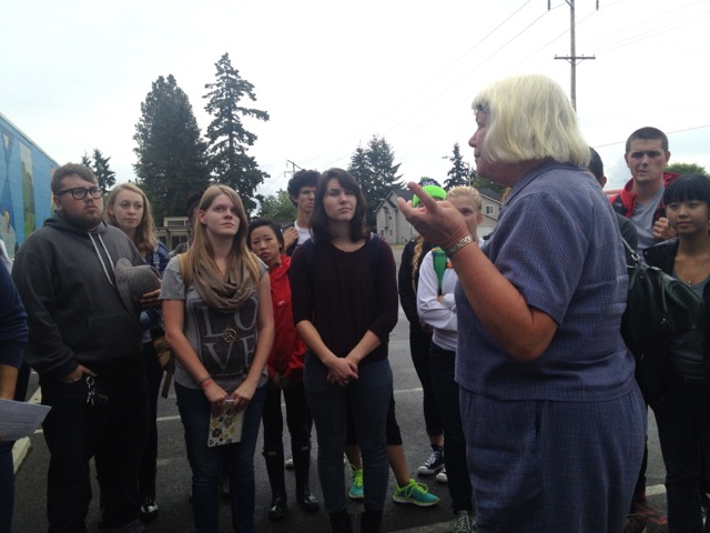 Social Work Class Tour of Parkland with Nancy Vignec