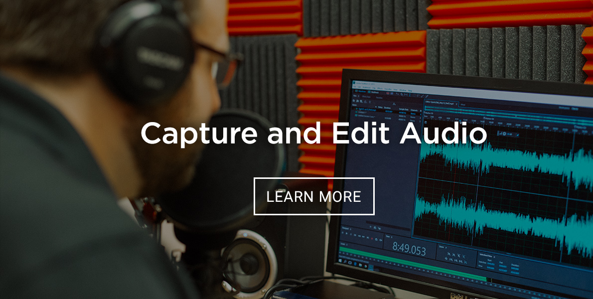capture and edit audio