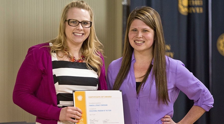 Educational Program of the Year 2015 the Financial Literacy Symposium students
