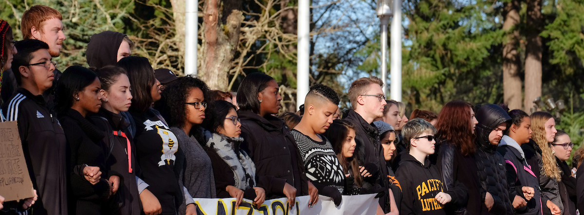 Students silent protest