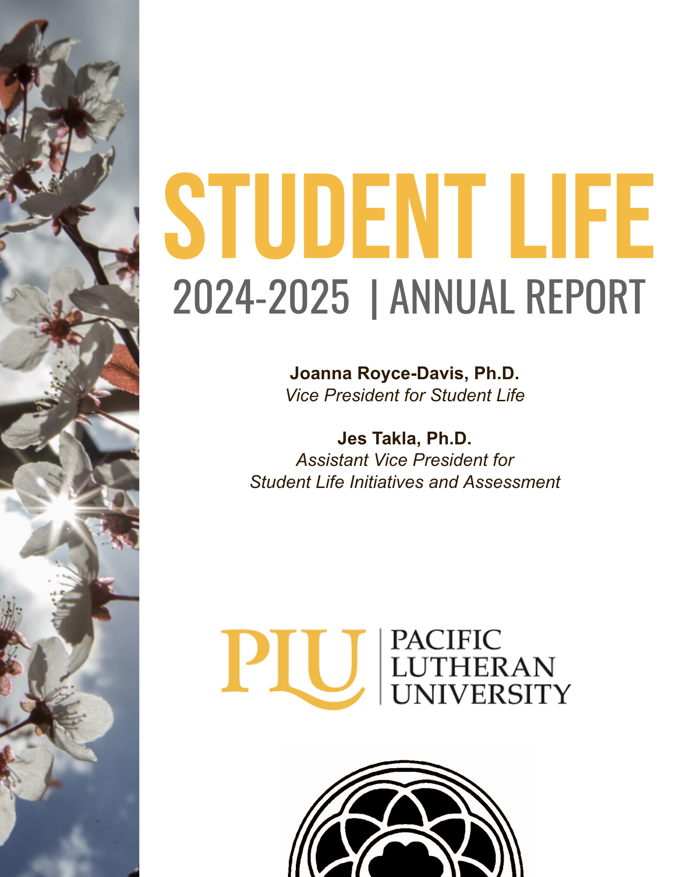2024-2025 Student Life Annual Report (Cover)