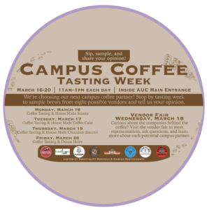 Campus Coffee Tasting Week