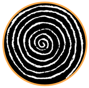 Lutes Meet and Greet Lutes Meet and Greet Logo - Black and white spiral