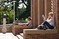 students studying