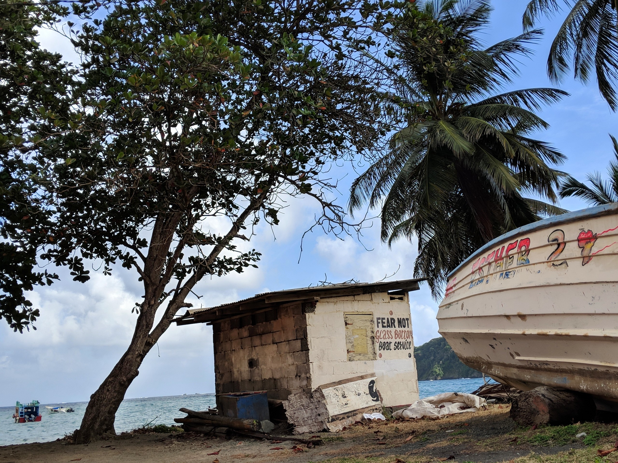 Allie VanBenschoten - Tobago - Scenes from Around the World - Beach with boat