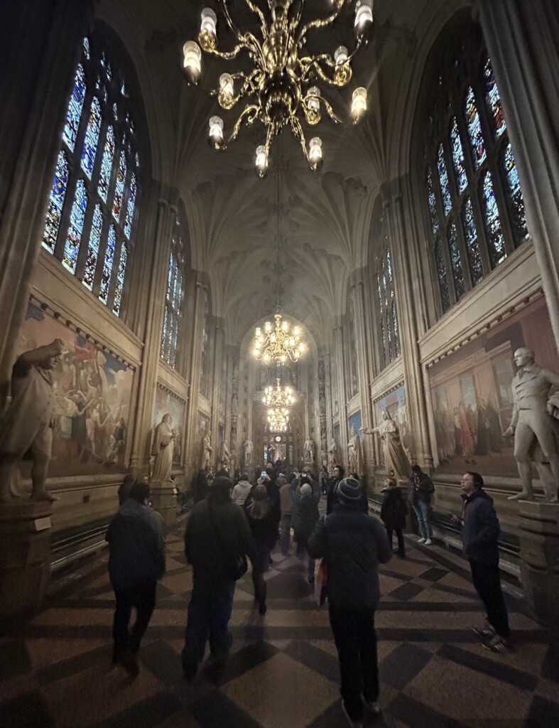 Global Classroom_1st_Grayson Seymour room inside house of Parliament in London, England