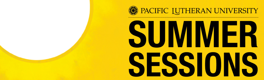 Summer Sessions Banner PLU Summer Sessions Banner