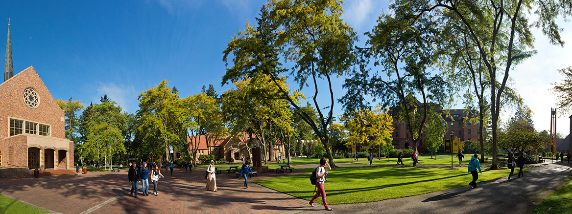 Panorama of Red Square at PLU