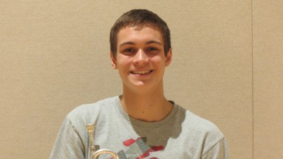 Caleb Chandler - trumpet student