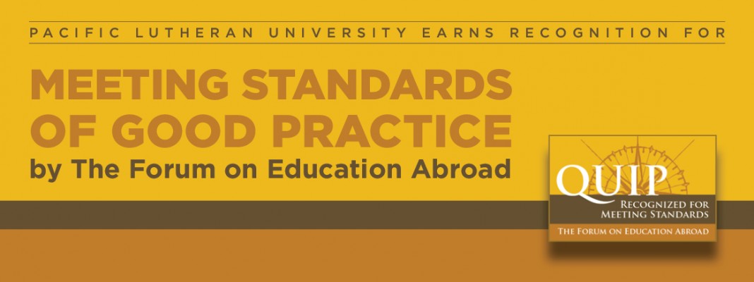Meeting standards of good practice by the Forum on Education Abroad banner