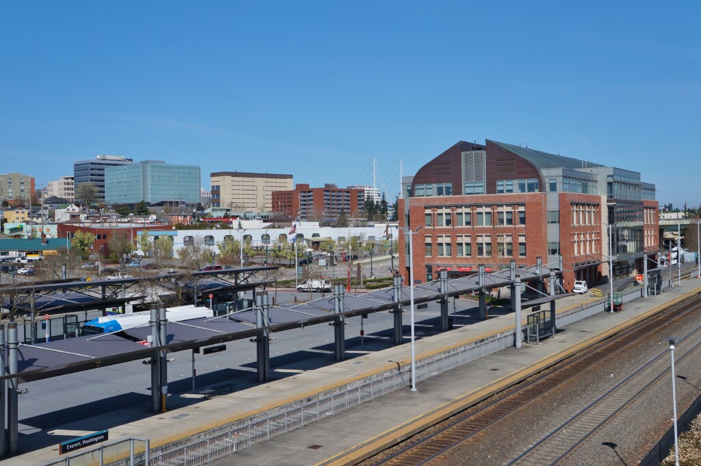 Everett_Station_and_Everett_skyline,_April_2020