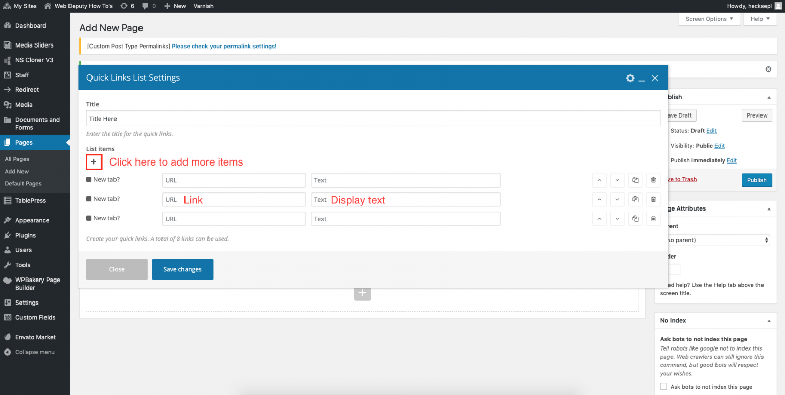 How To Use Quick Links  Deputy How To Guides PLU