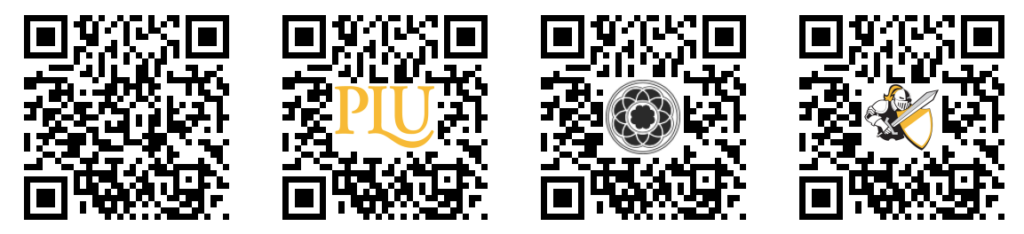 QR code examples PLU Logo QR Code examples